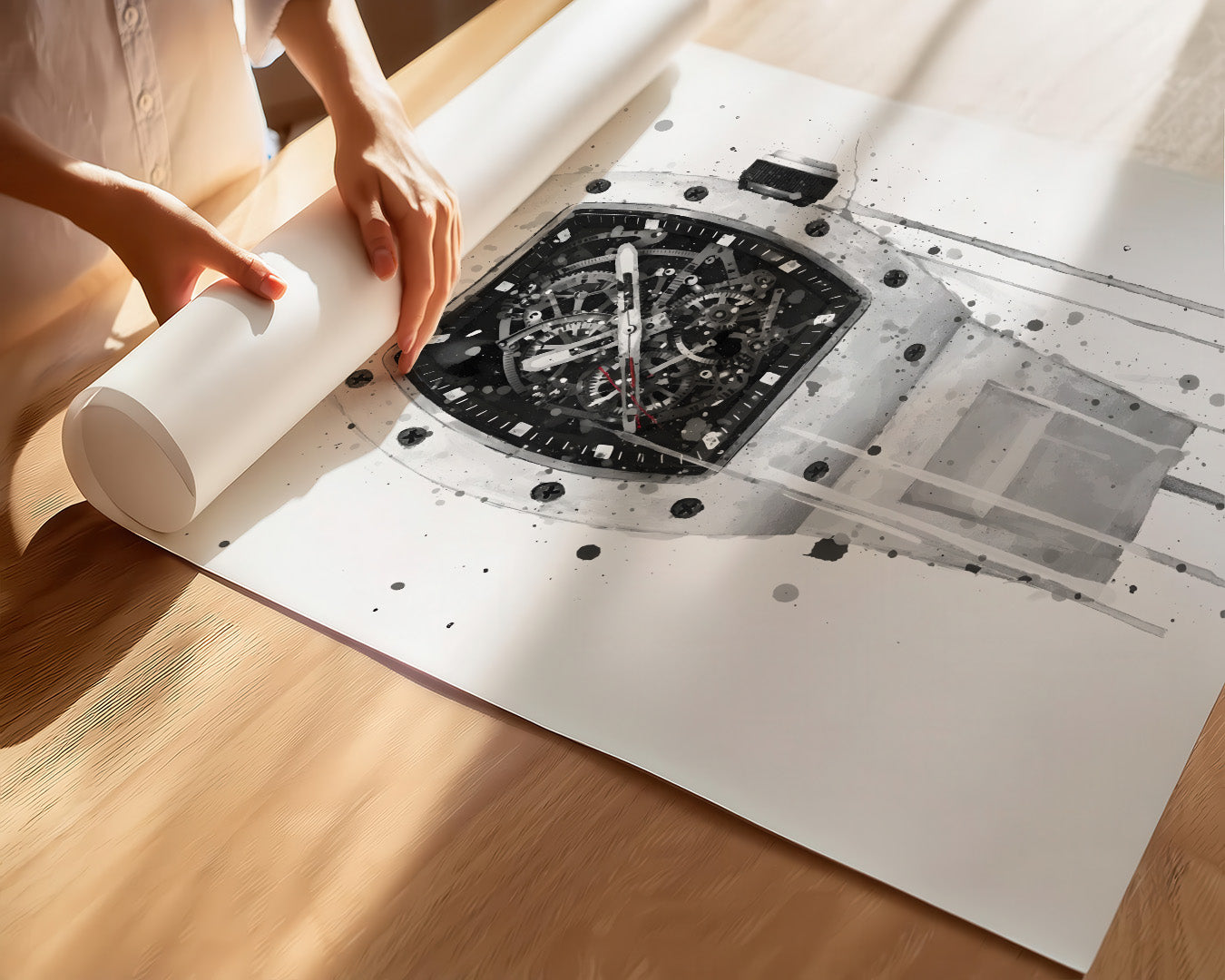 WRIST WATCH WALL ART PRINT "ZENITH"