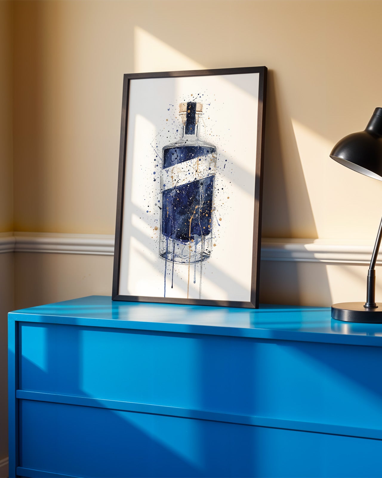 GIN BOTTLE WALL ART PRINT "EDEN"