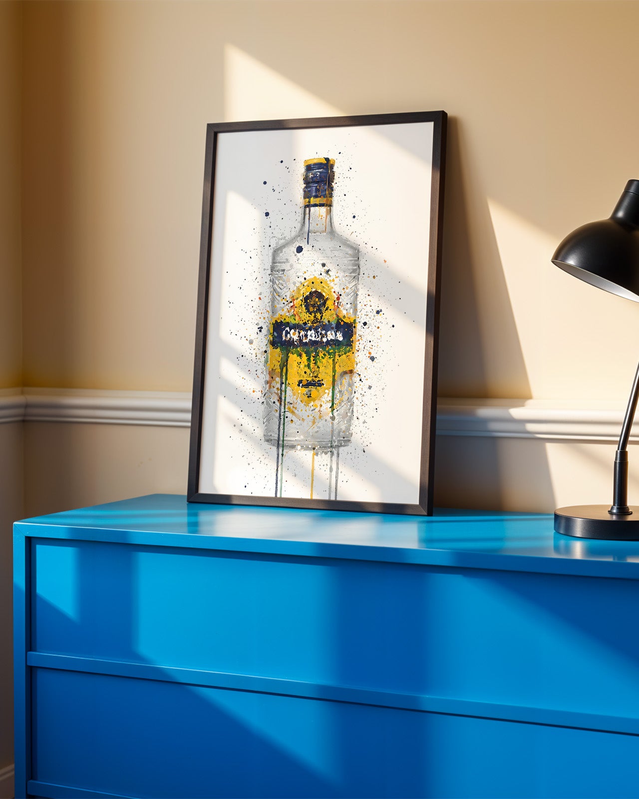 GIN BOTTLE WALL ART PRINT "EON"