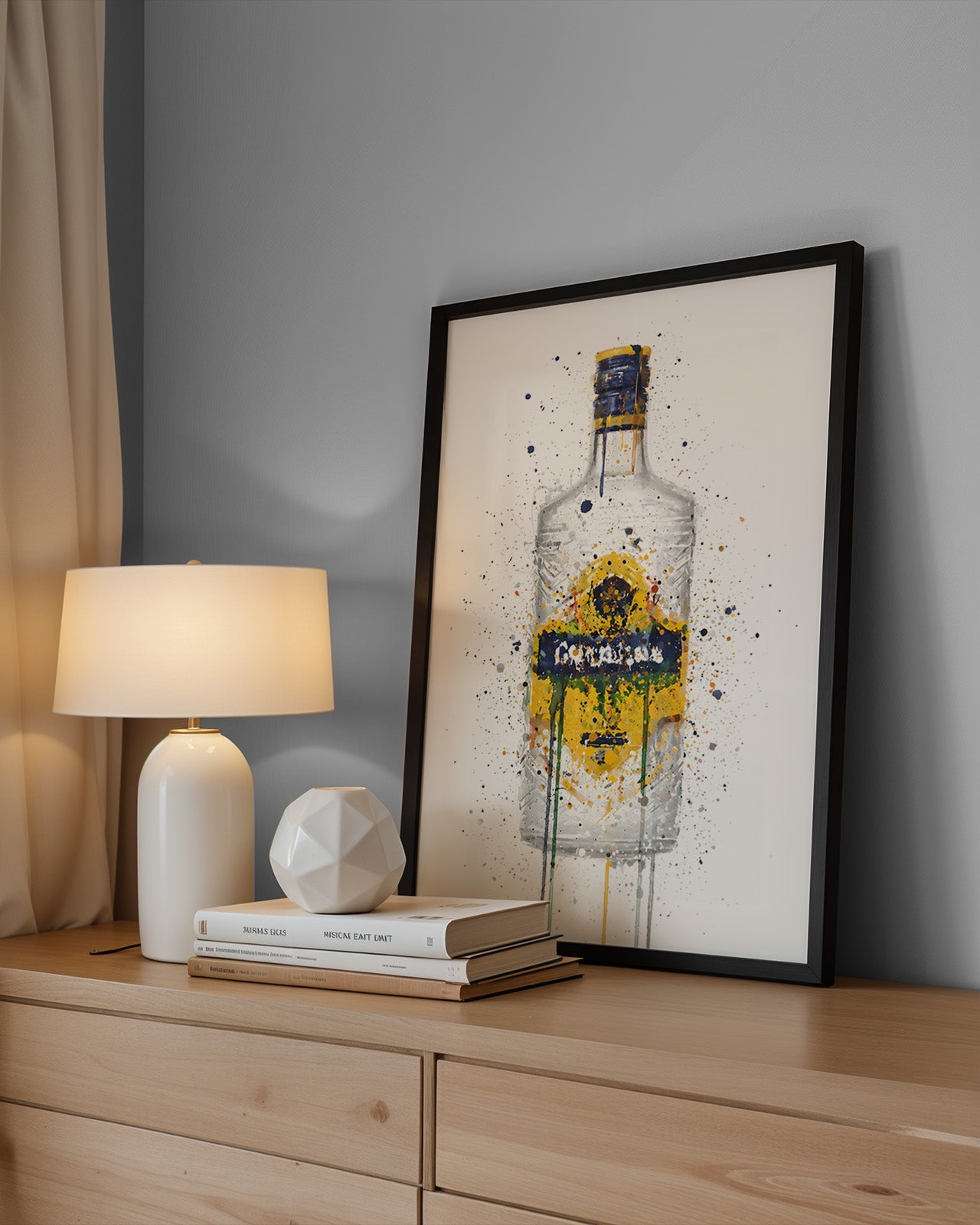 GIN BOTTLE WALL ART PRINT "EON"