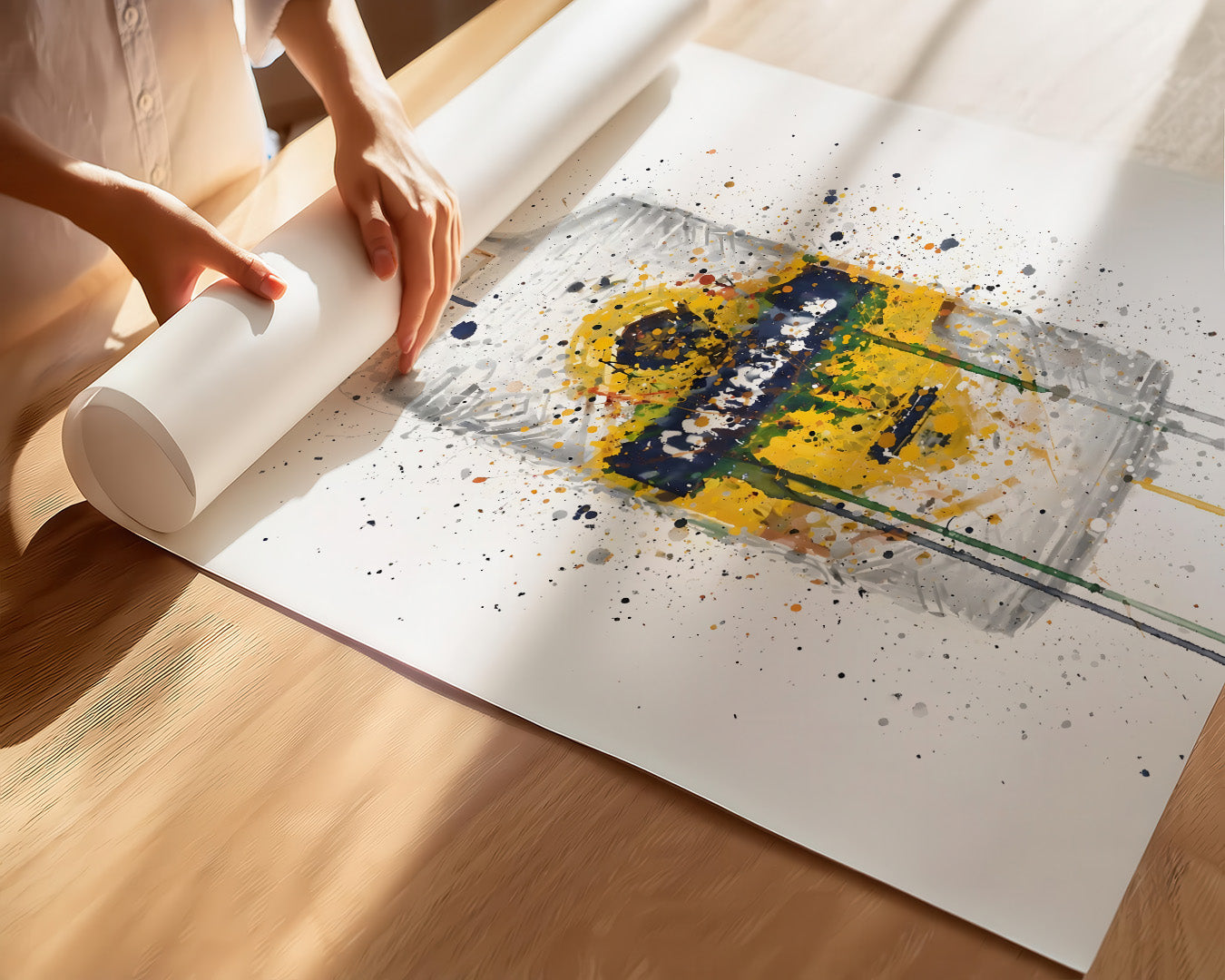 GIN BOTTLE WALL ART PRINT "EON"