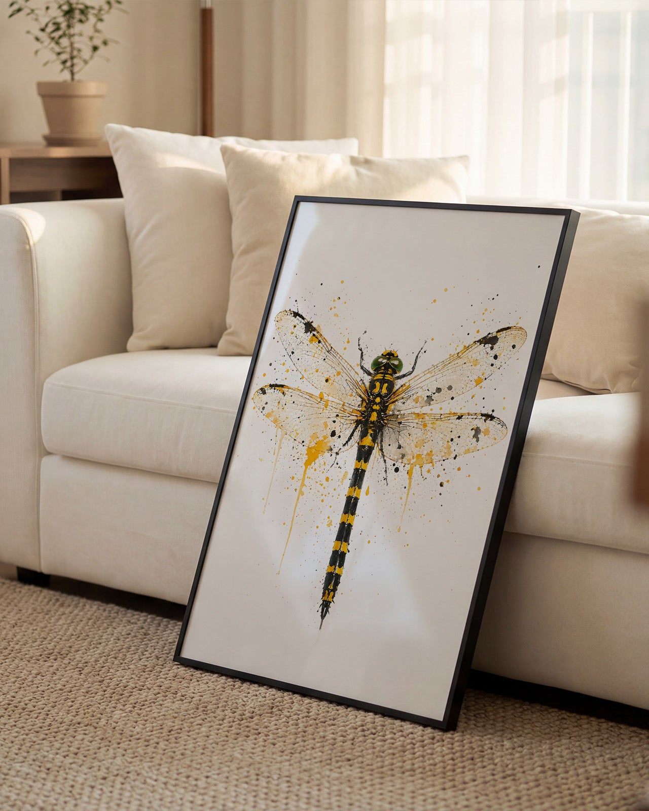 DRAGONFLY WALL ART PRINT "FAUNA"