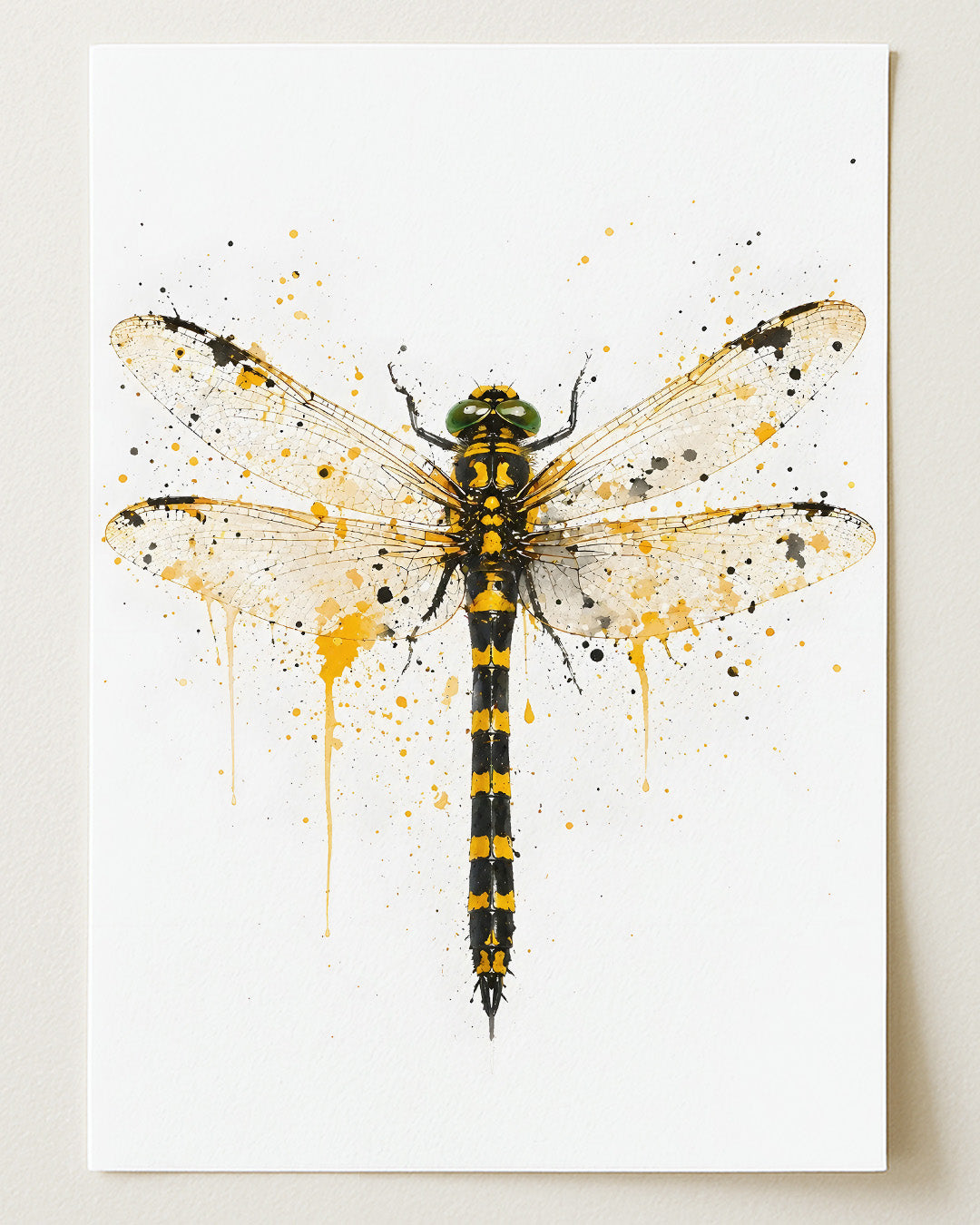 DRAGONFLY WALL ART PRINT "FAUNA"