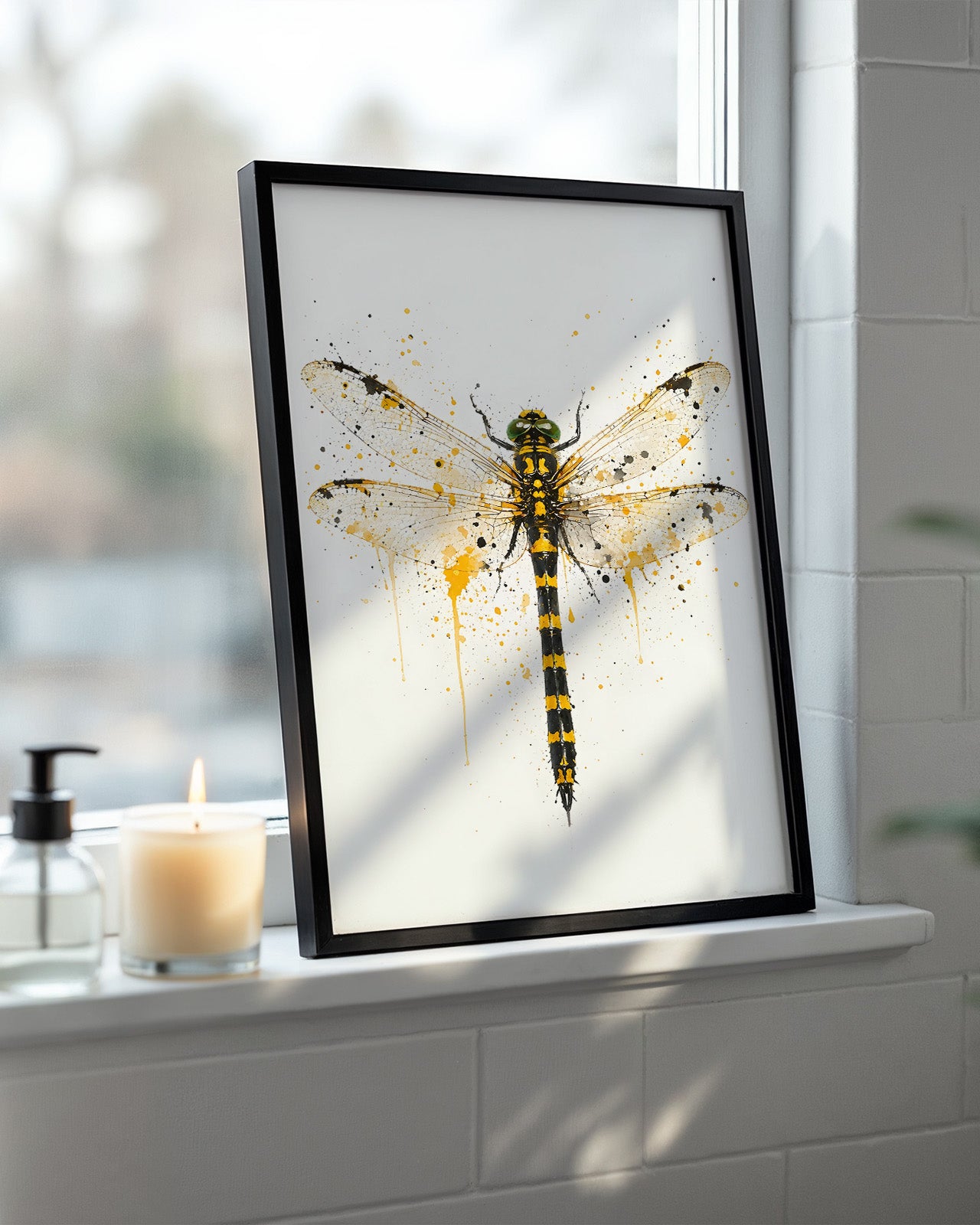 DRAGONFLY WALL ART PRINT "FAUNA"