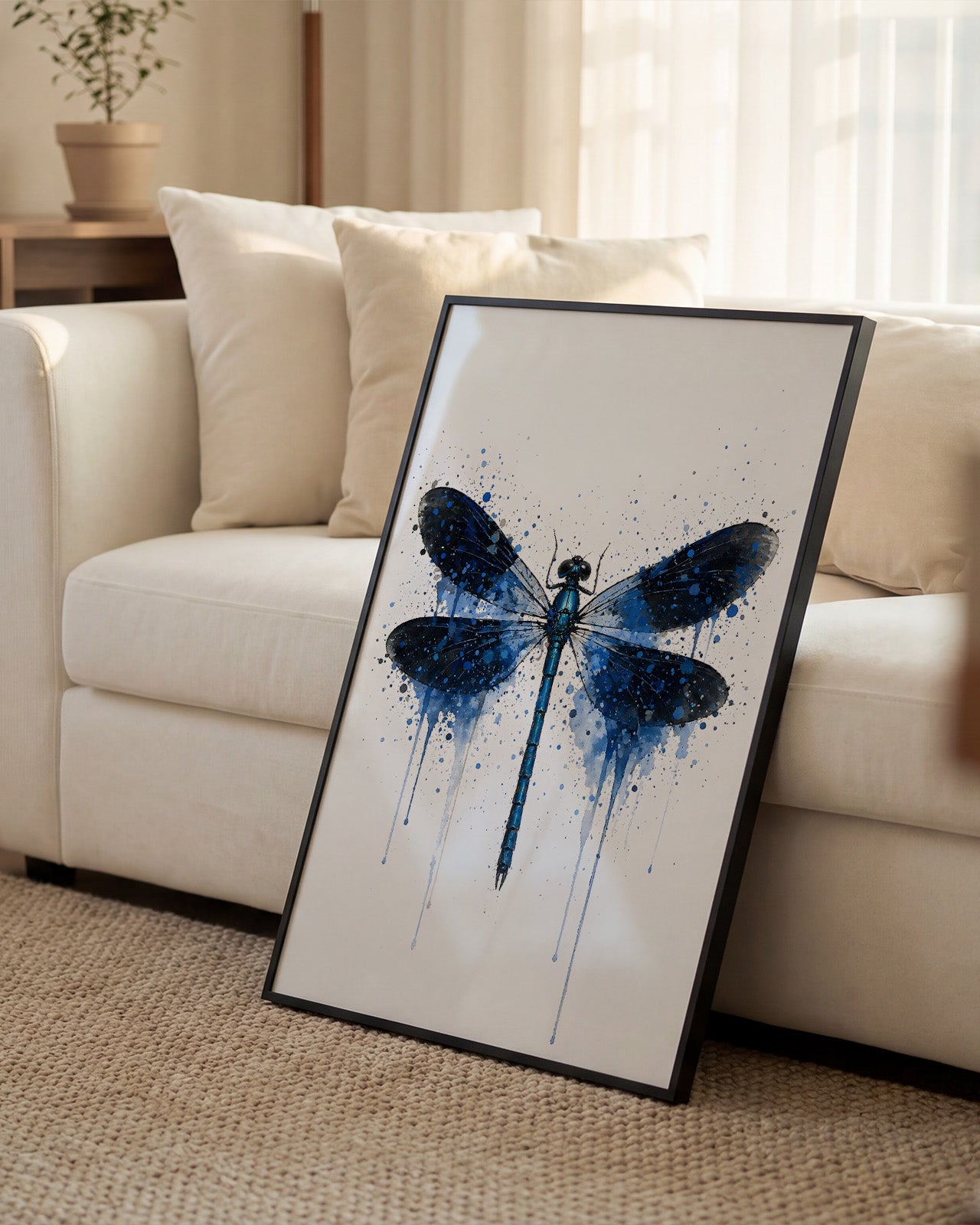 DRAGONFLY WALL ART PRINT "AURORA"