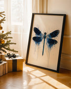 DRAGONFLY WALL ART PRINT "AURORA"