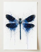 DRAGONFLY WALL ART PRINT "AURORA"