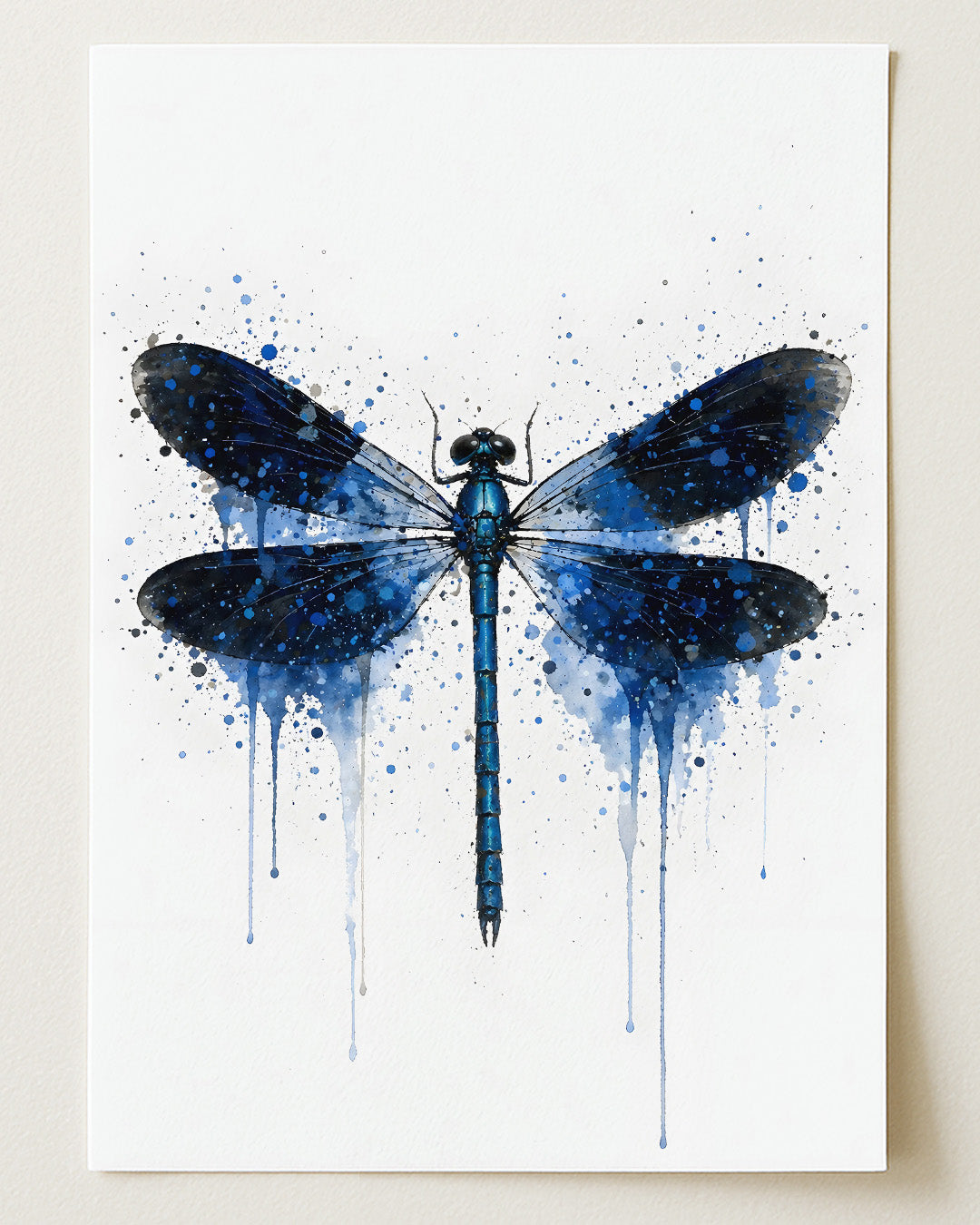 DRAGONFLY WALL ART PRINT "AURORA"