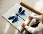 DRAGONFLY WALL ART PRINT "AURORA"