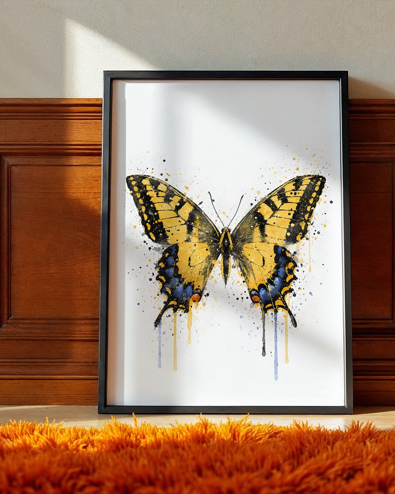 BUTTERFLY WALL ART PRINT "VELORA"
