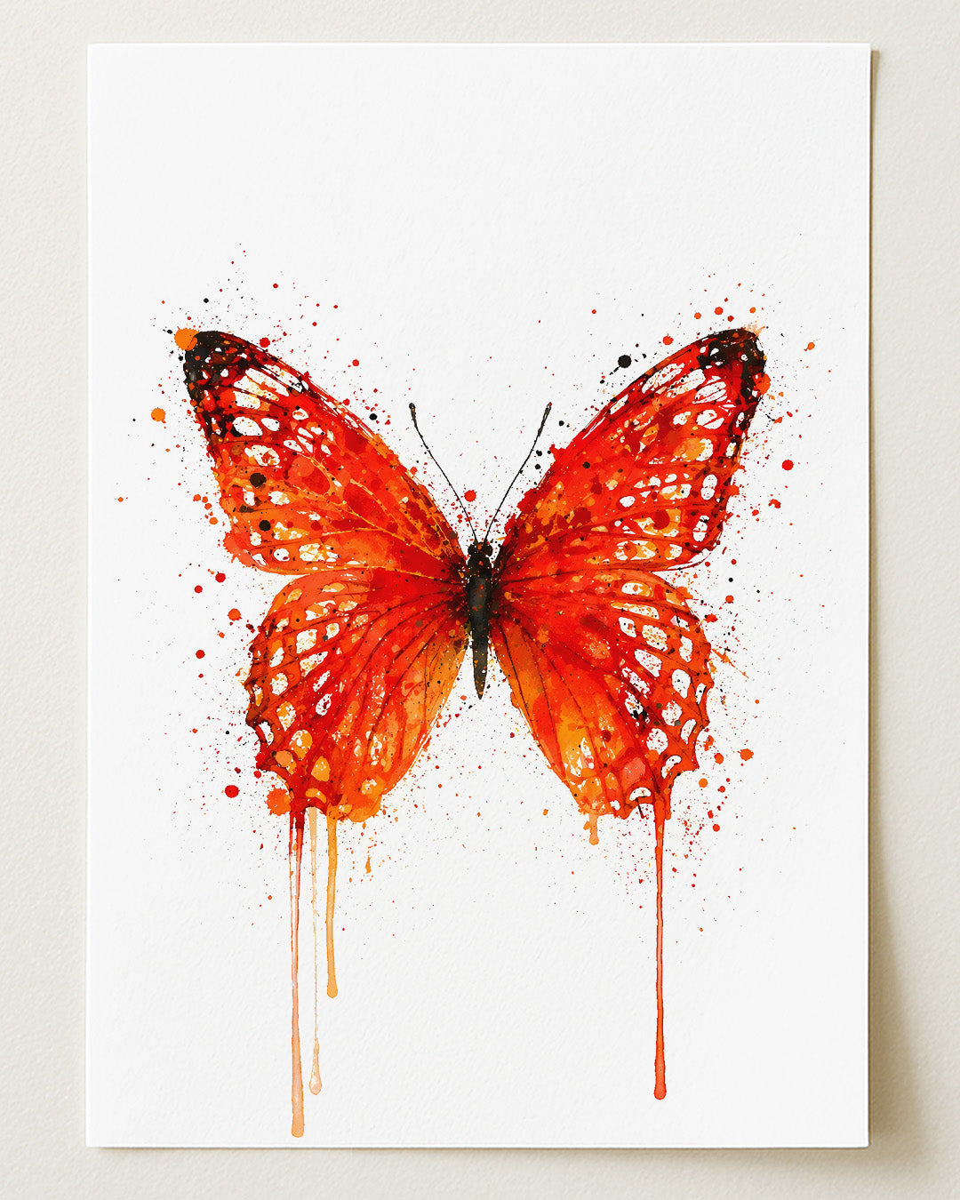 BUTTERFLY WALL ART PRINT "SYLVA"