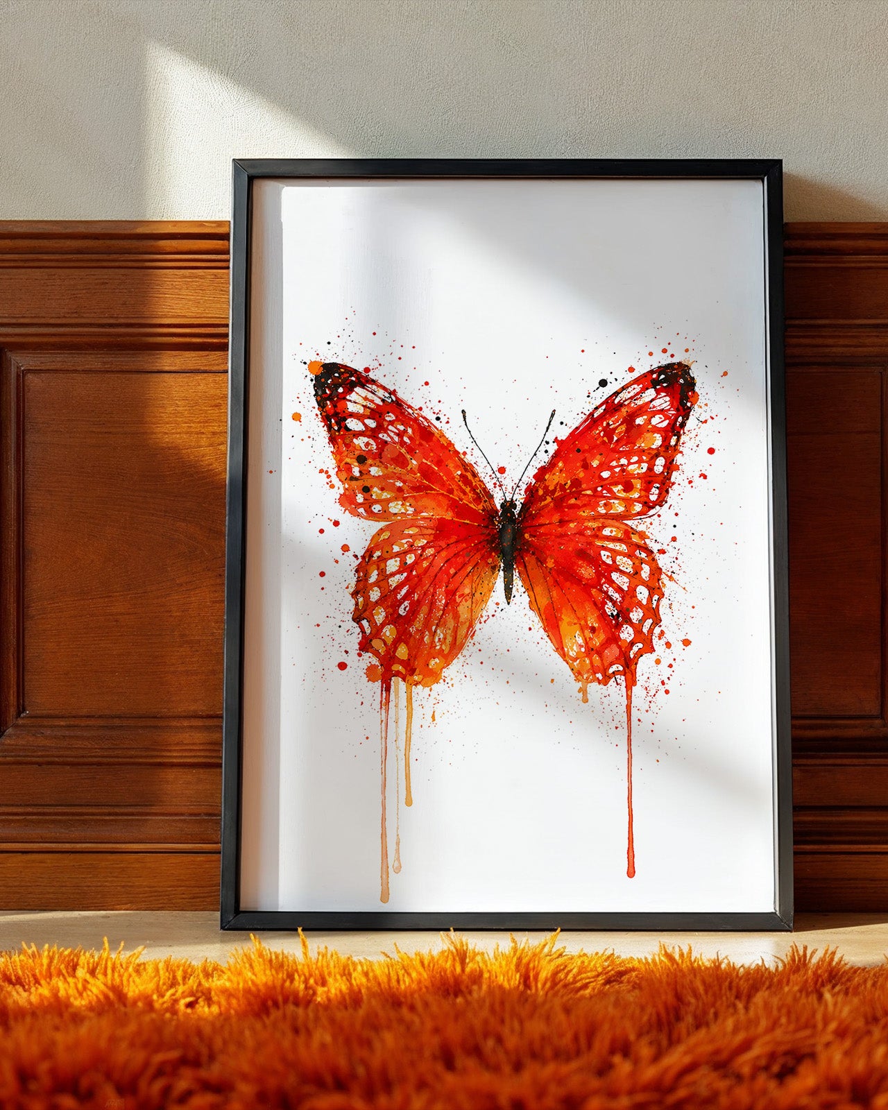 BUTTERFLY WALL ART PRINT "SYLVA"