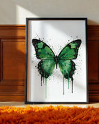 BUTTERFLY WALL ART PRINT "ELYSIA"
