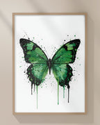 BUTTERFLY WALL ART PRINT "ELYSIA"
