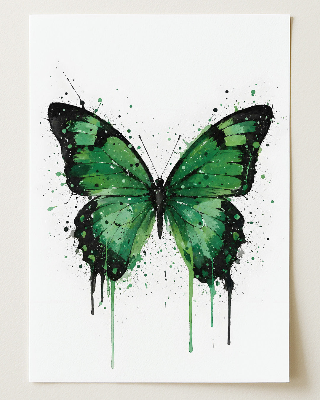BUTTERFLY WALL ART PRINT "ELYSIA"