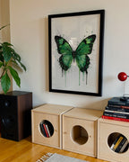 BUTTERFLY WALL ART PRINT "ELYSIA"