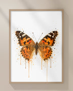 BUTTERFLY WALL ART PRINT "NYXIA"