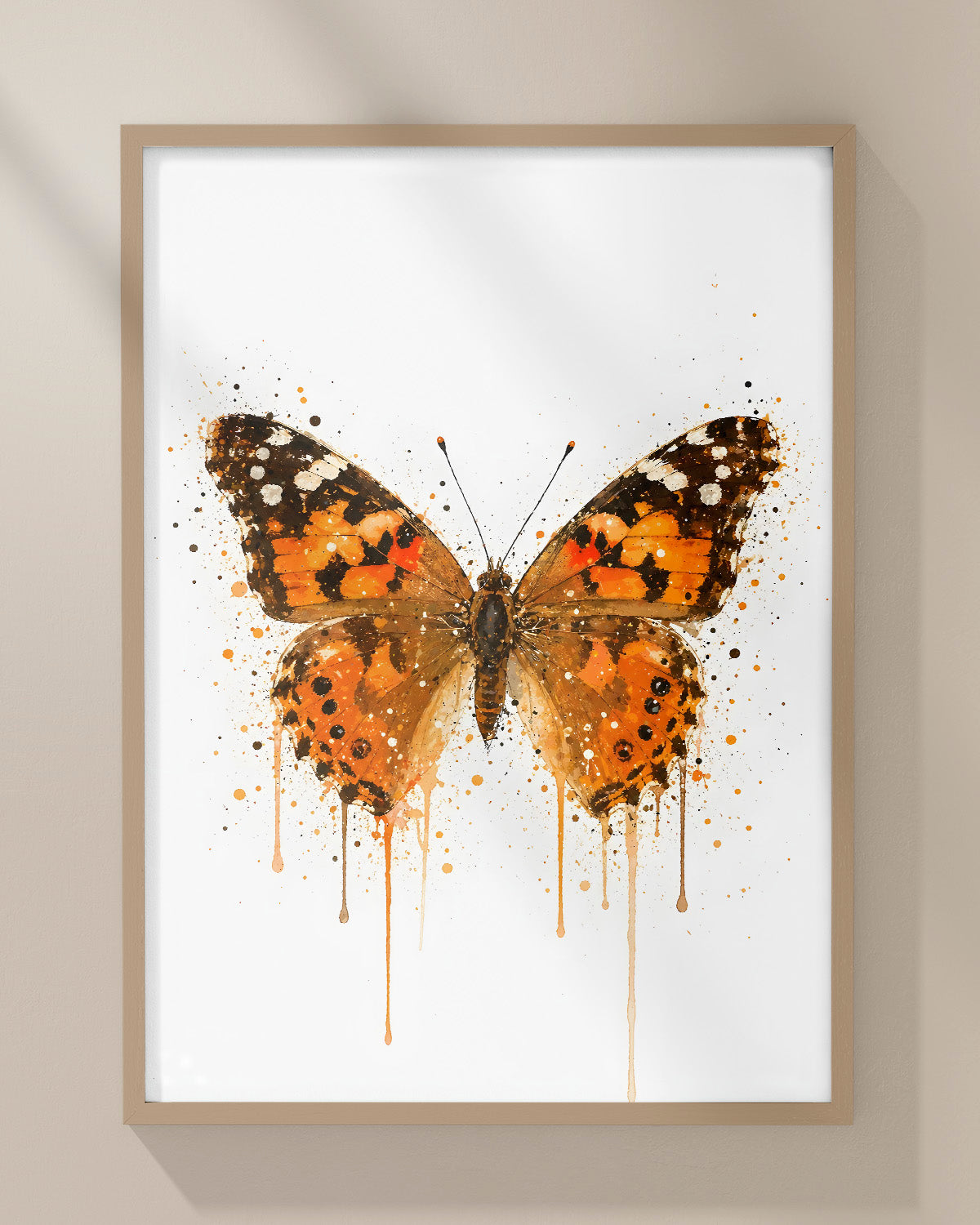 BUTTERFLY WALL ART PRINT "NYXIA"