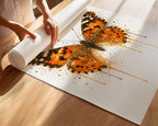 BUTTERFLY WALL ART PRINT "NYXIA"