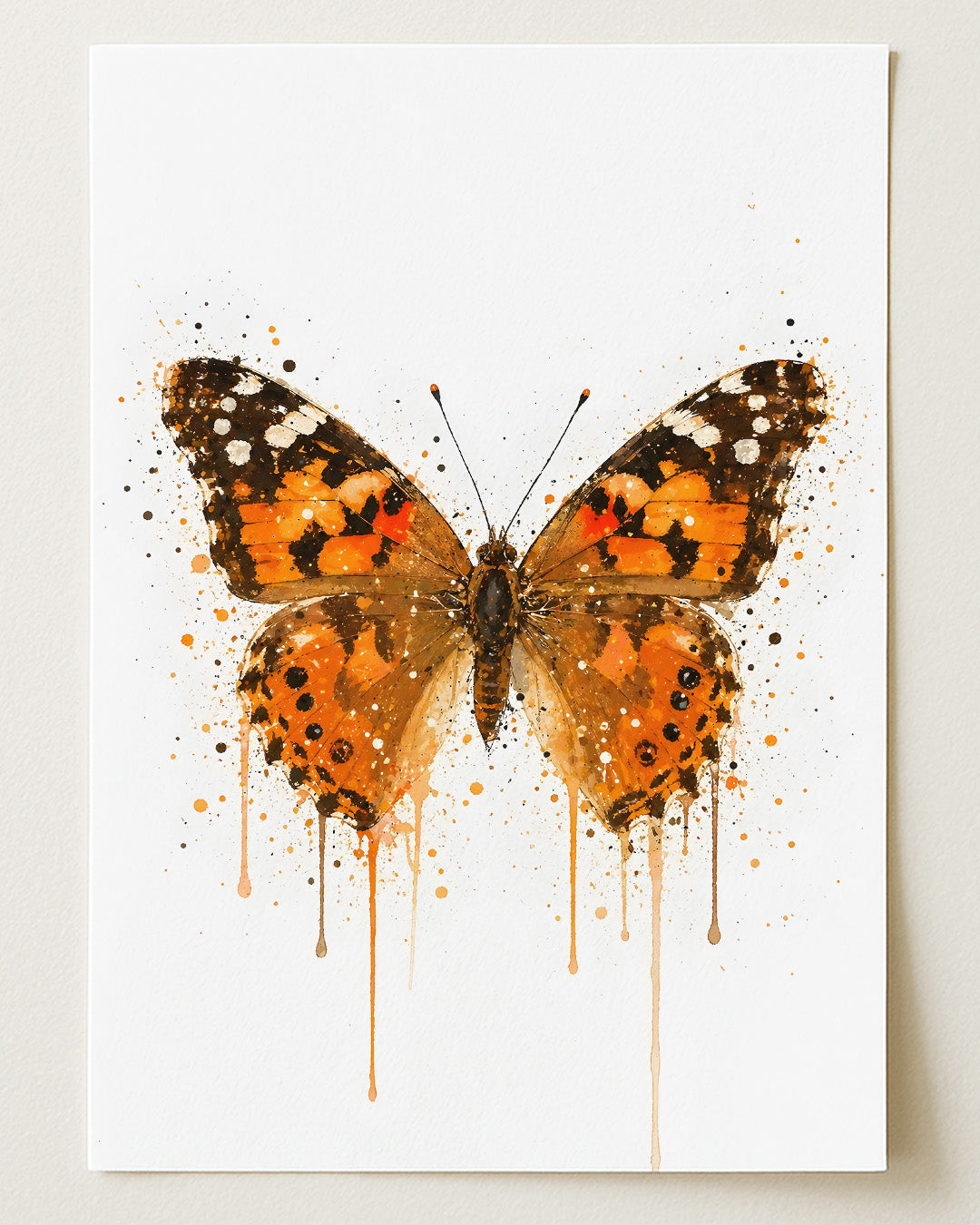 BUTTERFLY WALL ART PRINT "NYXIA"