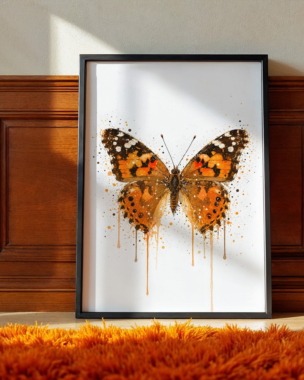 BUTTERFLY WALL ART PRINT "NYXIA"