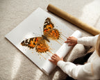 BUTTERFLY WALL ART PRINT "NYXIA"
