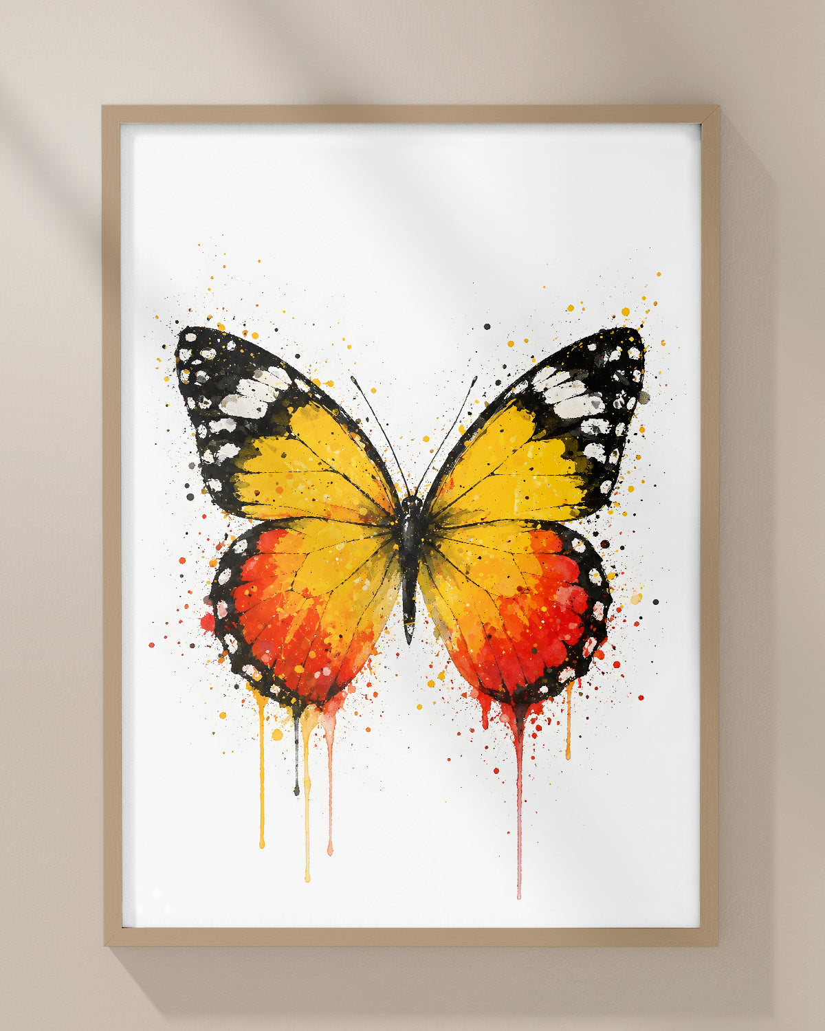 BUTTERFLY WALL ART PRINT "AERIS"