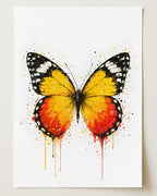BUTTERFLY WALL ART PRINT "AERIS"