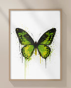 BUTTERFLY WALL ART PRINT "ISOLDE"