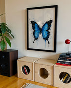 BUTTERFLY WALL ART PRINT "LYSARA"