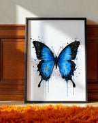 BUTTERFLY WALL ART PRINT "LYSARA"