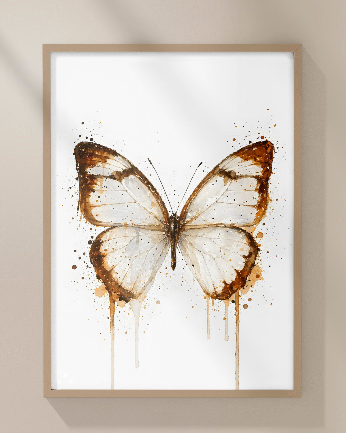 BUTTERFLY WALL ART PRINT "CALISTA"