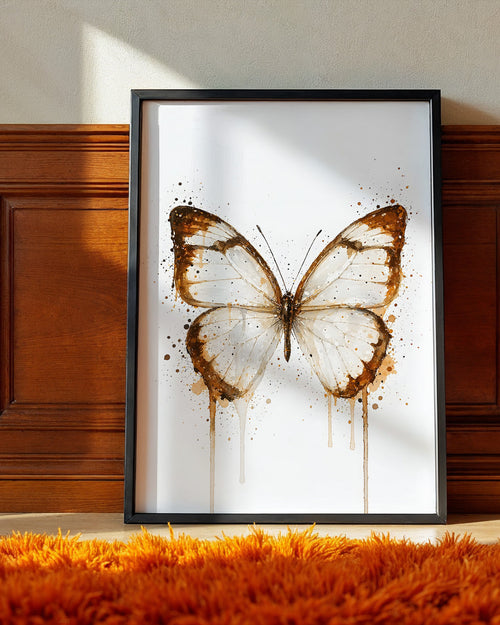 BUTTERFLY WALL ART PRINT "CALISTA"
