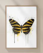 BUTTERFLY WALL ART PRINT "MIRELLE"