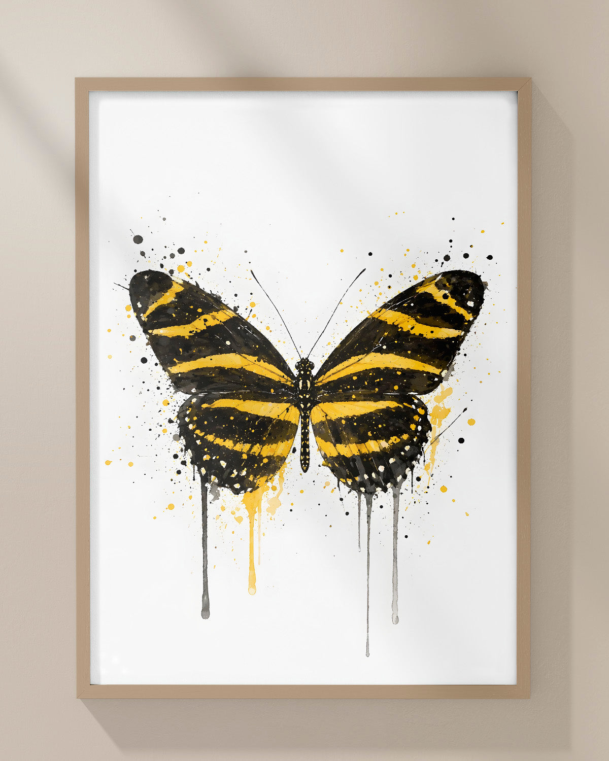 BUTTERFLY WALL ART PRINT "MIRELLE"