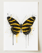 BUTTERFLY WALL ART PRINT "MIRELLE"