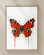 BUTTERFLY WALL ART PRINT "ALTHEA"