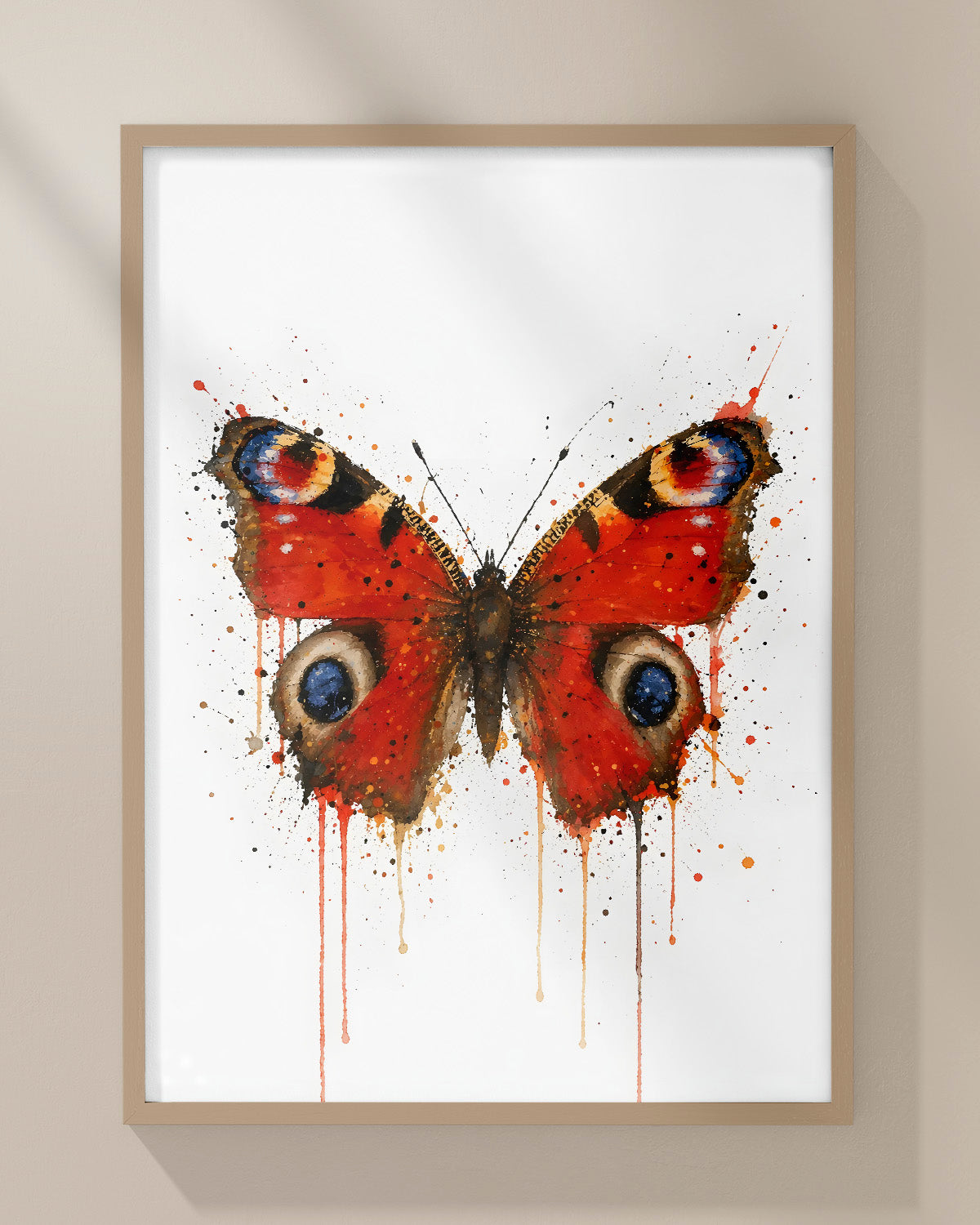 BUTTERFLY WALL ART PRINT "ALTHEA"
