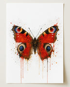 BUTTERFLY WALL ART PRINT "ALTHEA"