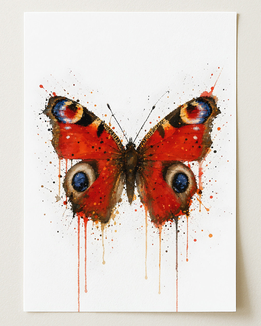 BUTTERFLY WALL ART PRINT "ALTHEA"