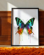 BUTTERFLY WALL ART PRINT "AMARIS"