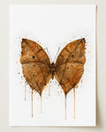 BUTTERFLY WALL ART PRINT "LIRIEL"