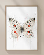 BUTTERFLY WALL ART PRINT "AURELIS"