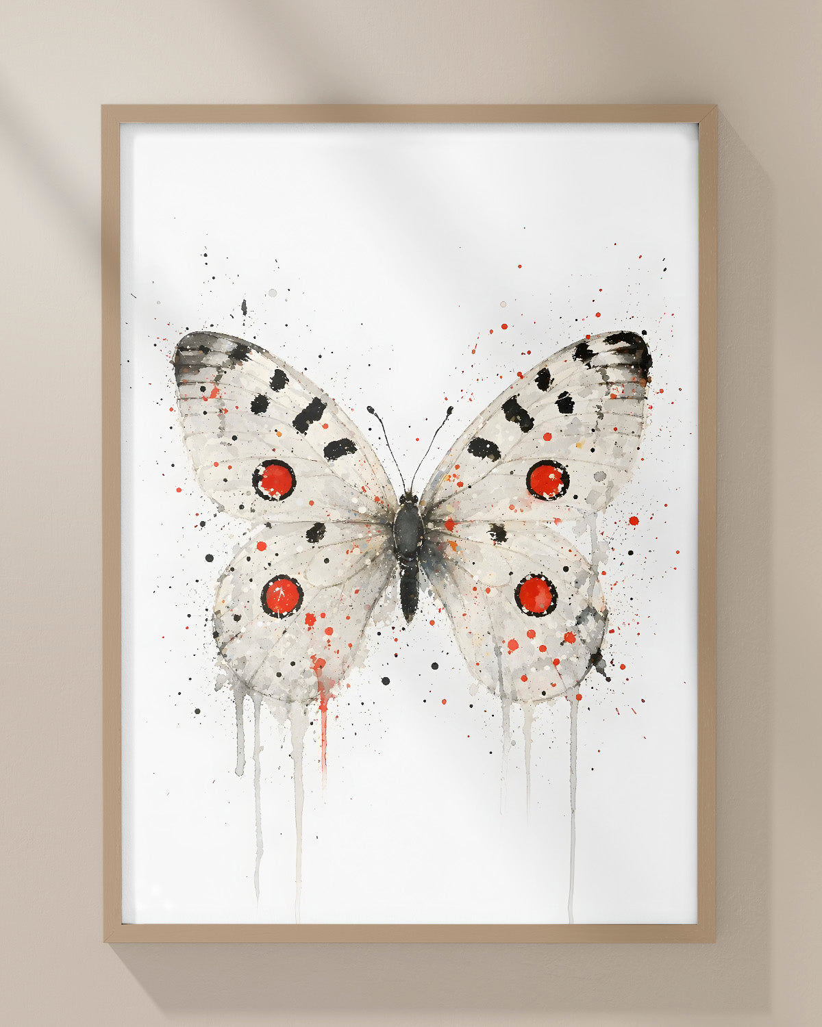 BUTTERFLY WALL ART PRINT "AURELIS"