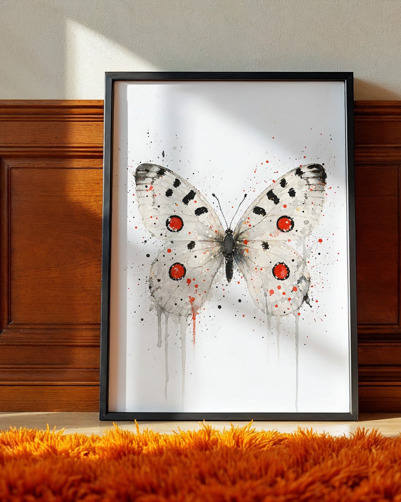 BUTTERFLY WALL ART PRINT "AURELIS"