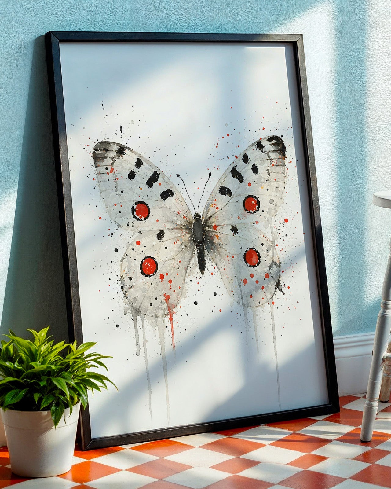 BUTTERFLY WALL ART PRINT "AURELIS"