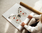 BUTTERFLY WALL ART PRINT "AURELIS"