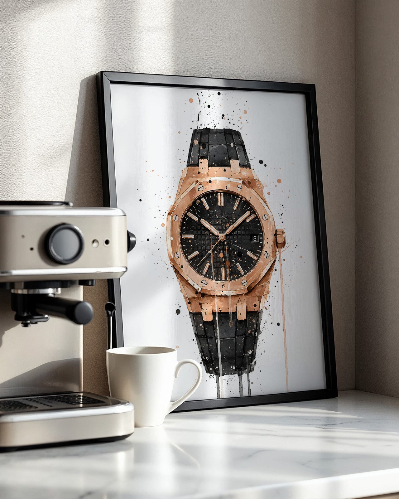 WRIST WATCH WALL ART PRINT "CHRONOS"