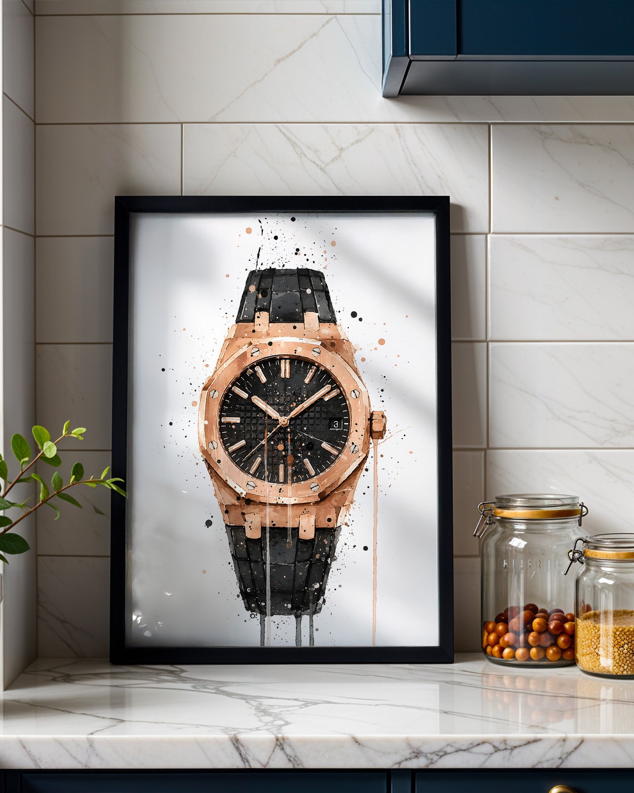 WRIST WATCH WALL ART PRINT "CHRONOS"