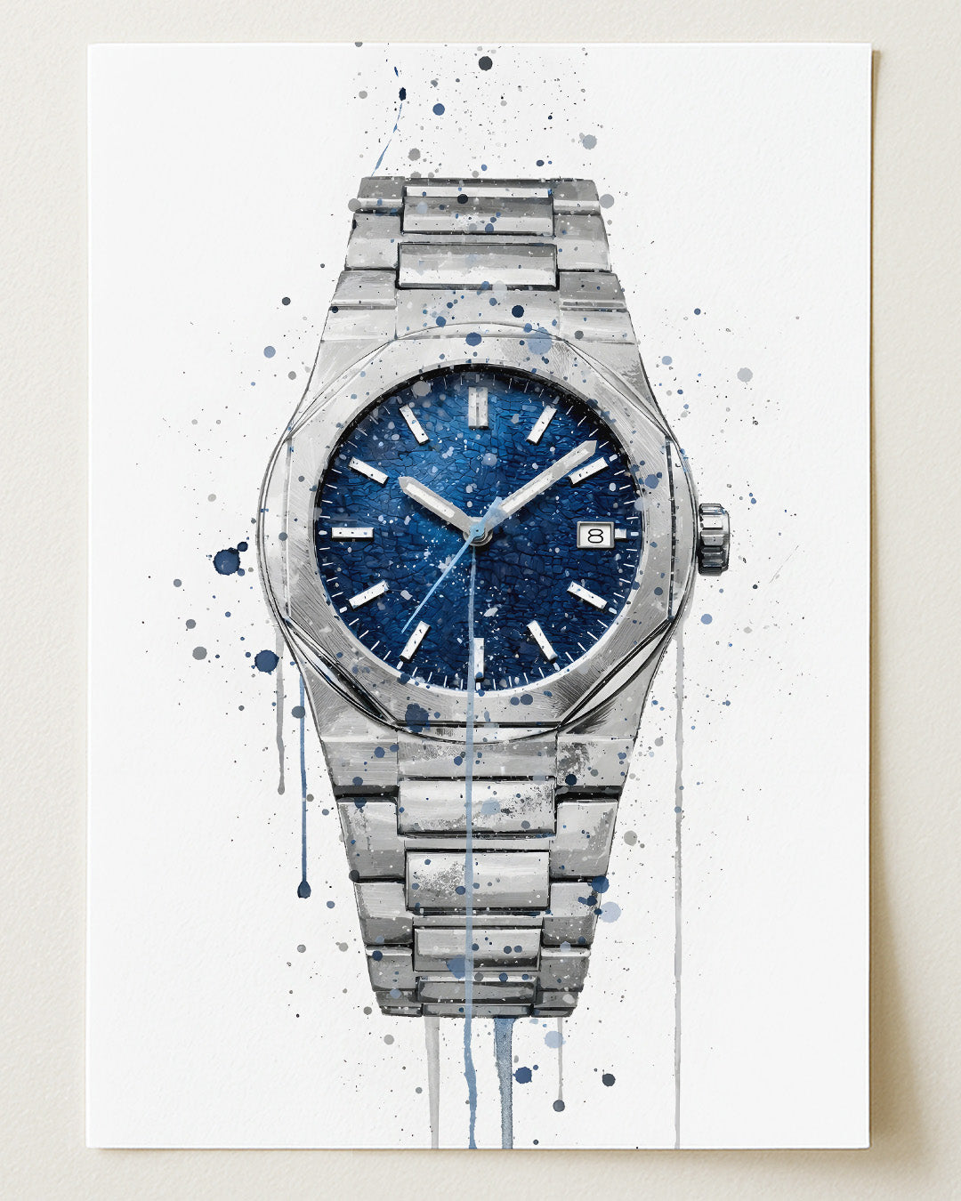 WRIST WATCH WALL ART PRINT "INFINITY"